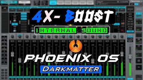 How to increase internal sound in Phoenix os | phoenix os sound booster | phoenix os sound fix