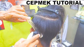 GAYA RAMBUT CEPMEK YANG SEBENAR , TUTORIAL POTONG RAMBUT CEPMEK 2022 , CARA MUDAH POTONG RAMBUT CEPM