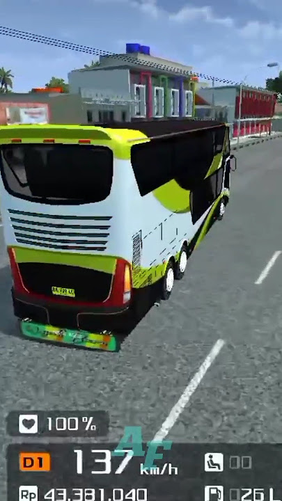 TABRAKIN BUS SAMPAI PENYOK BANGET #bussid #bus #basuri #game #shorts #short
