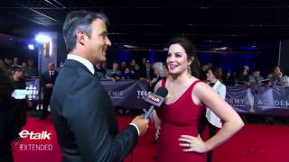 Canadian Screen Awards 2017: Erica Durance Red Carpet Interview
