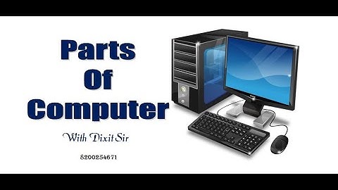 FOR CLASS-1 | PART - 1 | COMPUTER PARTS | HARDWARE | SOFTWARE  | MOUSE | CPU | MONITOR | KEYBOARD |