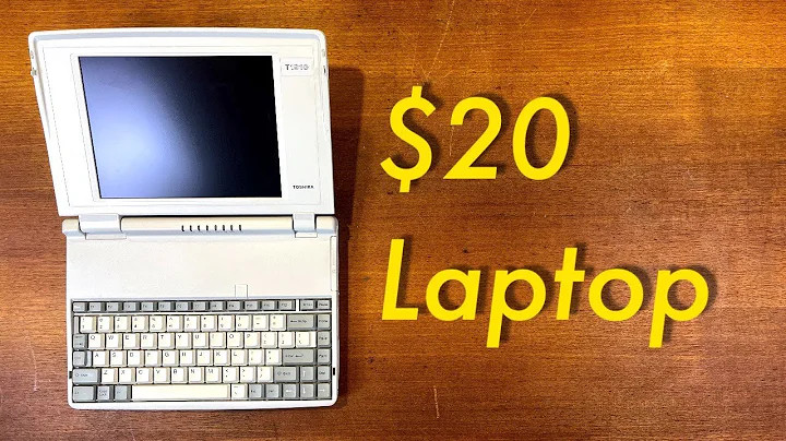 $20 Toshiba T1910 Laptop Repair