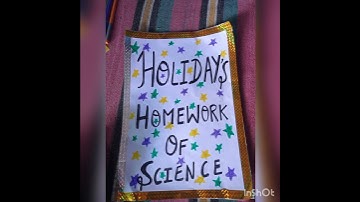 #summer #vacation #homework #of #science #on #A4 #sheet #with #easy #drawings #easy # space #doodle