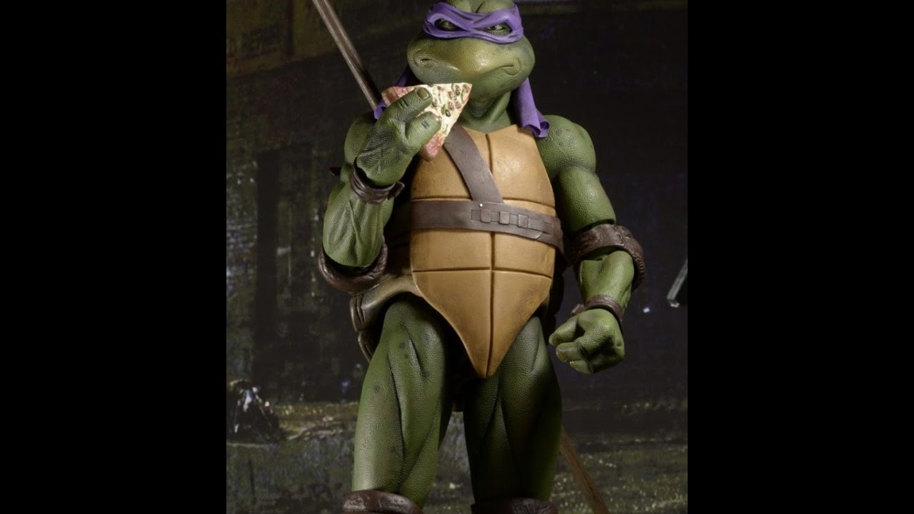 Review Unboxing Donatello TMNT Neca 1/4 PT/BR
