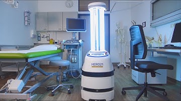 Game-changer in disinfection - HERO21 autonomous UV-C mobile robot solution for hospitals