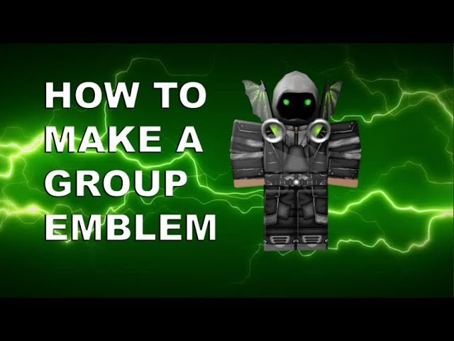 How To Make A Roblox Group Emblem Youtube - how to make the best group logo on roblox 2020 in 5 minutes youtube