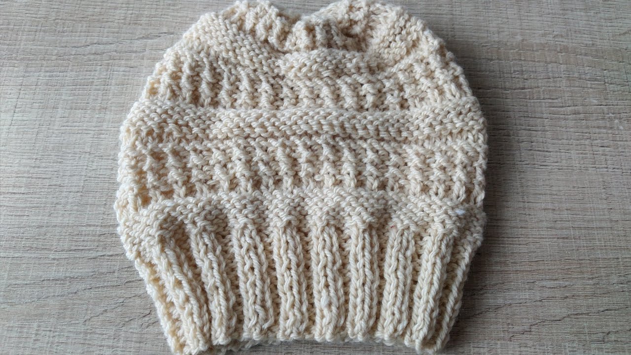 TOUCA( gorro) adulto...tricô....fácil