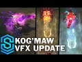 Kog'Maw Visual Effect Update Comparison - All Skins | League Of Legends