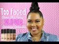 Too Faced Born This Way Super Coverage Concealer Review + Demo + Swatches of ALL Shades