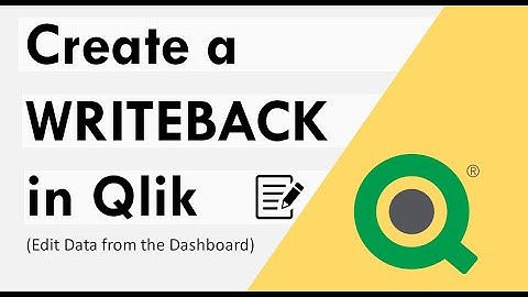Create a Writeback solution in Qlik Sense - Easy