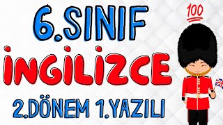 6. Sınıf İngilizce Dersi 2.Dönem 1.Yazılı ❗Açık Uçlu #yeni #2024