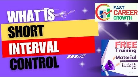 What is Short Interval Control ll SIC ll Lean Manufacturing Tools #training #course #career