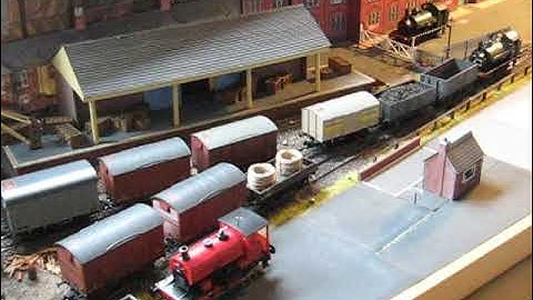 A full shunting Puzzle - Mostly Silent, using a Heljan 1361 Series Loco.