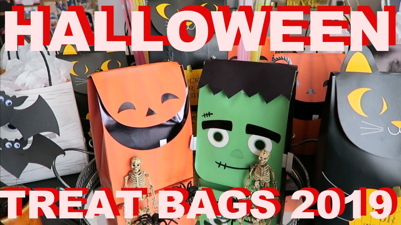 Quick and Easy Halloween Treat Bag Idea | Halloween Treat Bags 2019 ...