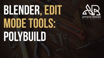 Blender - Poly build, edit mode tool explained