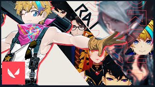 【 Valorant 】Collaboration stream : "I can shoot with my eyes closed!.. maybe-"【NIJISANJI / にじさんじ】