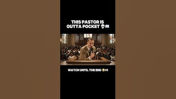 This Pastor Is Outta Pocket 💀📖 #comedyshorts churchhumor #blackchurchcomedy #aipastor