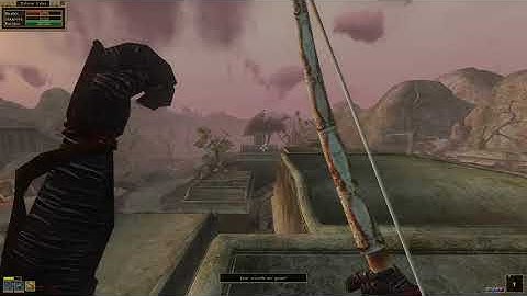 Morrowind OpenMW Lua Sneak Bow Aim Demo