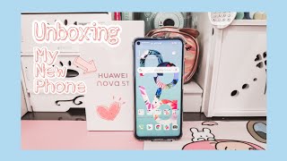 UNBOXING MY NEW PHONE HUAWEI NOVA 5T FROM JD.ID