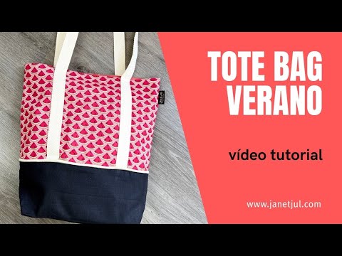 Escuela primaria Cliente Jarra Jan et Jul, el blog.: 👀 Nuevo Tutorial: Bolso con forro y bolsillos  interiores ideal para el verano