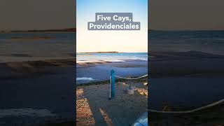 The View from Omar's Beach Hut in Five Cays, Providenciales in the Turks and Caicos Islands