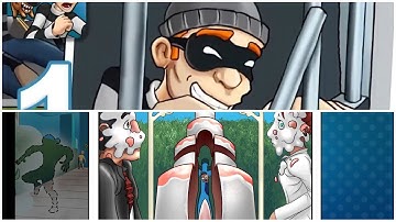 Robbery Bob - Game play Walkthrough Part 2 - Chapter1  Suburbs (ios Android)