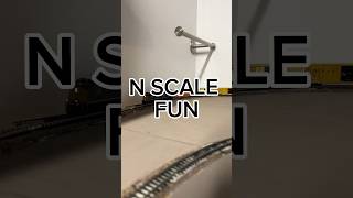 NScale Fun! #modelrailroad #modeltrains #nscale #nscaletrains #fyp #shorts