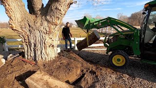 Burning The Pile, Driveway Update & Concrete Raised Bed Removal!  // Garden Answer