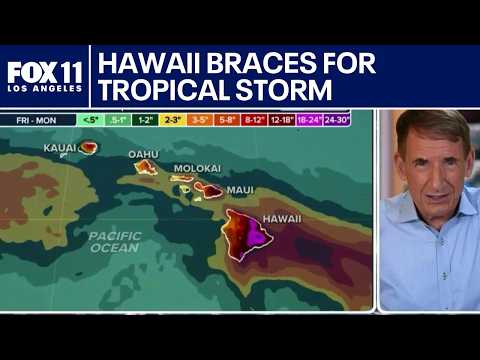 Hawaii braces for possible Tropical Storm
