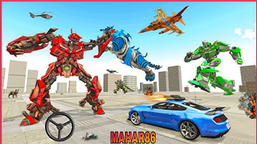 Police Tiger Robot Car Game !! Robot Game !! Best Game For Android !! @MAHAR86