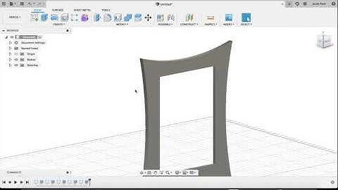 Mirror Frame Fusion 360 Tutorial