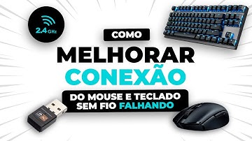 Como resolver mouse e teclado sem fio falhando