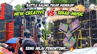 BATTLE SAKDULURAN SALING TULUP MENULUP 🔥 NEW CREATIVE VS SINAR MUSIC BENTENG 2025