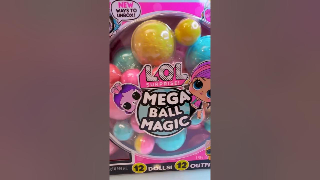 LOL Surprise Mega Ball Magic 🍭 #lolsurprise #loldolls #dolls #asmr  #sensory #satisfying #shorts 