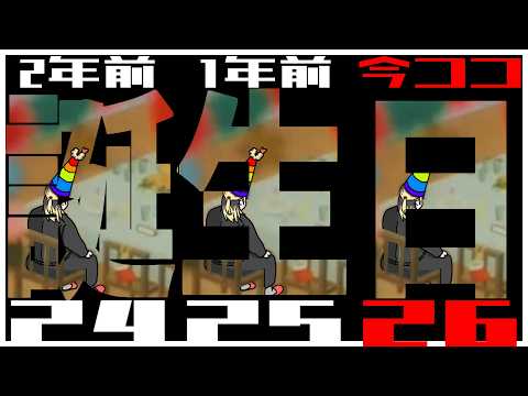 【誕生日】同じ図柄が3つ揃ったら大当たり！【2025】