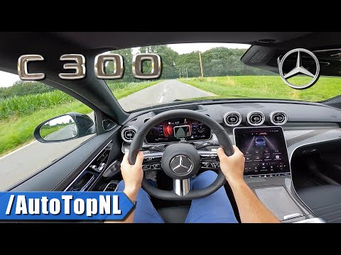 2021 Mercedes-Benz C Class C300 AMG Line | POV Test Drive by AutoTopNL