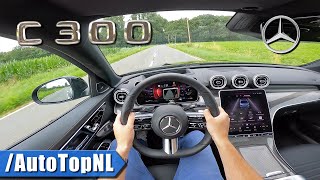 2021 Mercedes-Benz C Class C300 AMG Line | POV Test Drive by AutoTopNL