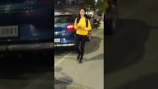 Cute Girl Walking On Road Rate My Edit