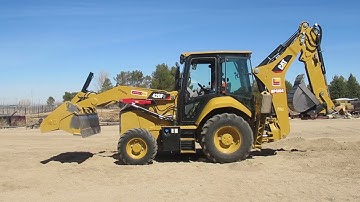 CAT Backhoe Start Up Procedures By Operator Gilbert Barajas