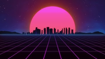 Outrun Grid Animation Loop