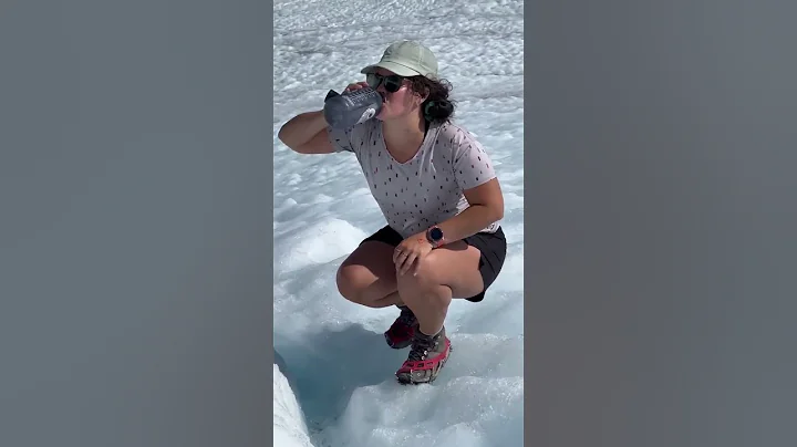 Would you DRINK GLACIER WATER? 🧊 Root Glacier Alaska