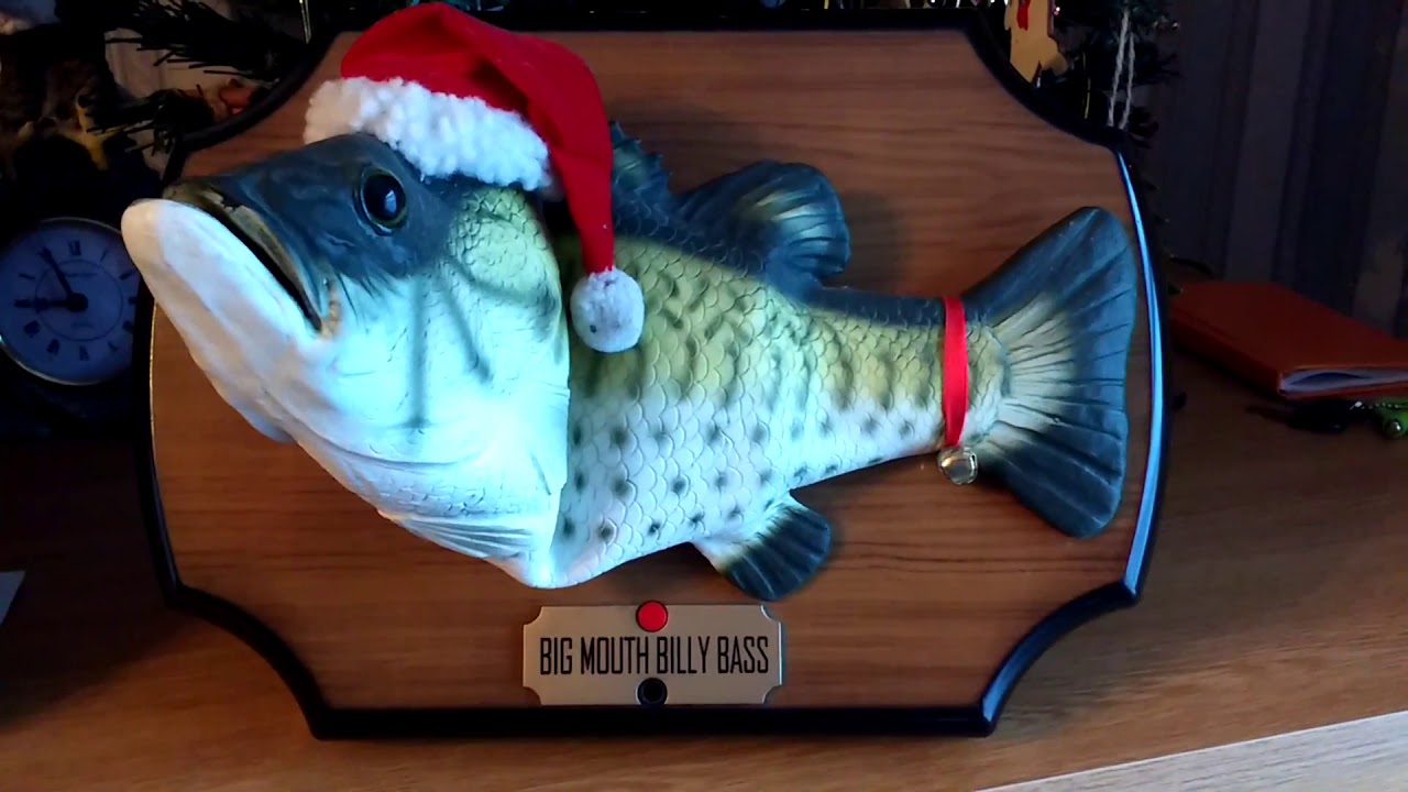 Big Mouth Billy Bass – Édition Spéciale Noël 1999 Y2K – Poisson Chantant Neuf
