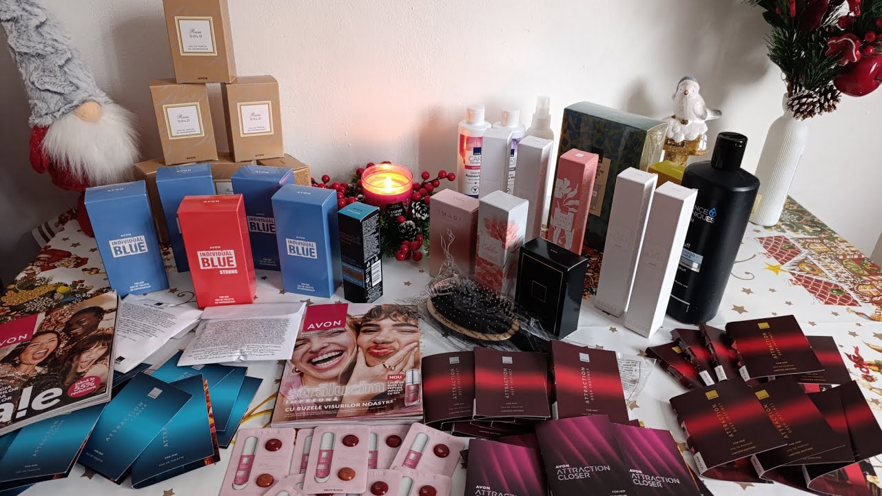 Unboxing Avon C1 2026 - prima comanda💄 | Iepuraș poznaș și-a ars o parte din mustăți la filmare🐇+🕯️