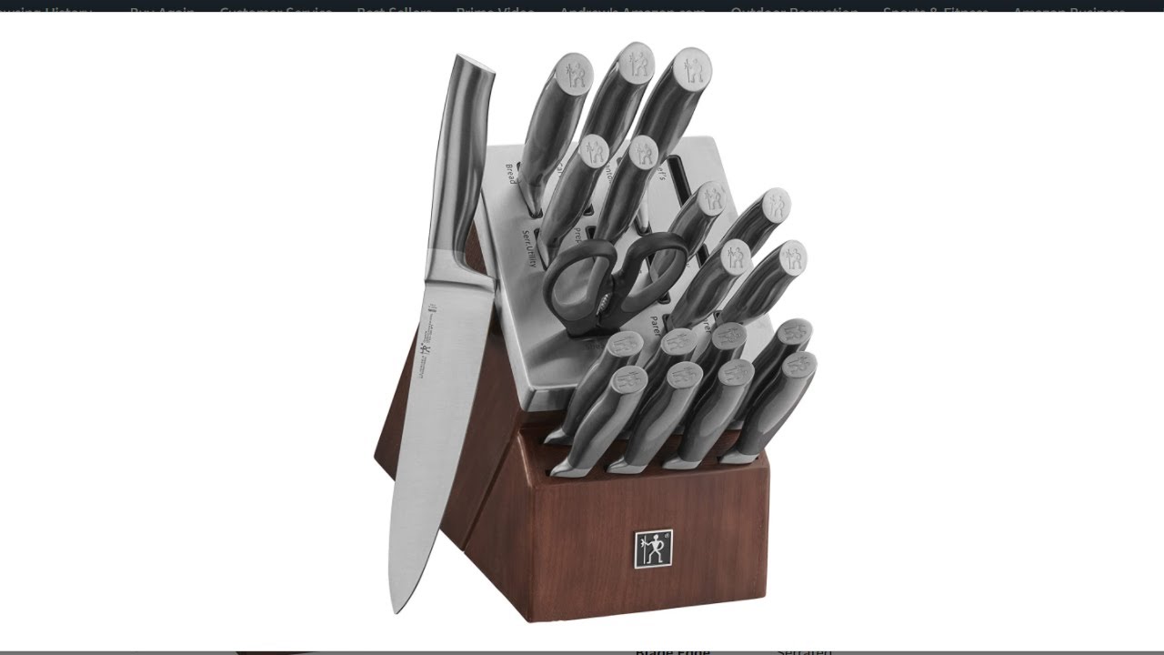 Henckels 20-Piece Modernist Self Sharpening Knife Set