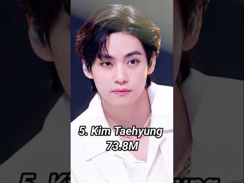 Top 10 most followed kpop idols in 2026 😱🔥 #kpopshorts #shorts #shortsfeed #viral