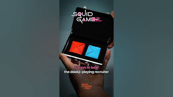 5 ways to beat the Squid Game’s ddakji-playing recruiter | Korean mini-game #squidgame2 #KJD