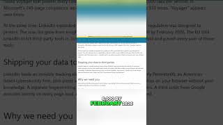 LinkedIn's Secret Surveillance System EXPOSED! They're Watching You! #shorts