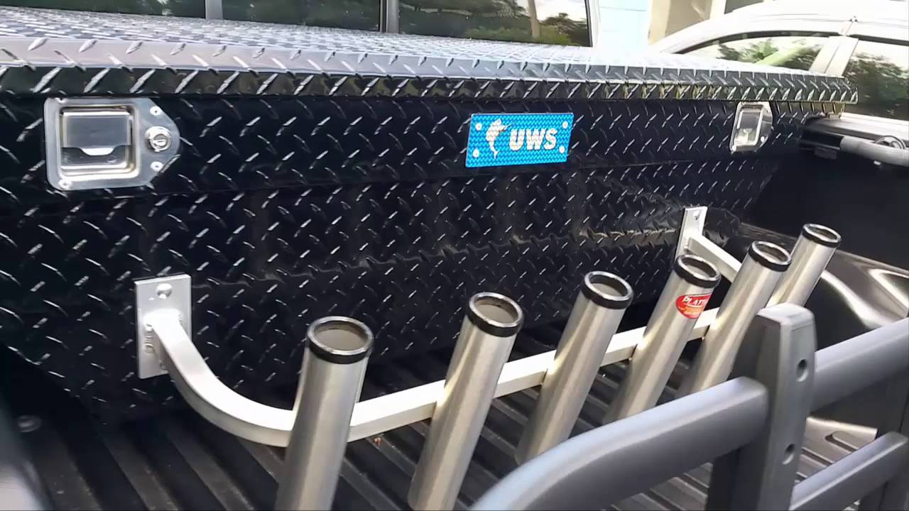 ROD HOLDER FOR TOOLBOX ON TACOMA 