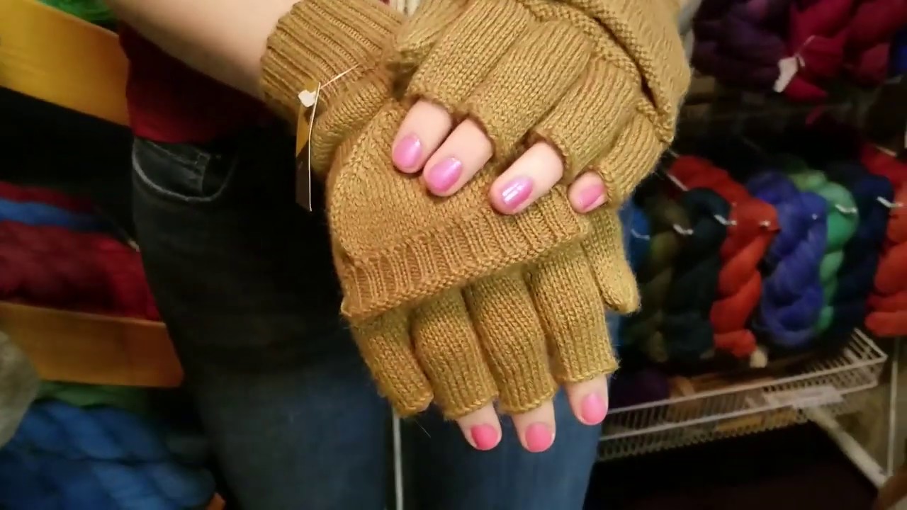 Alpaca & Silk Fingerless Gloves