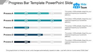 Progress Bar Template Powerpoint Slide